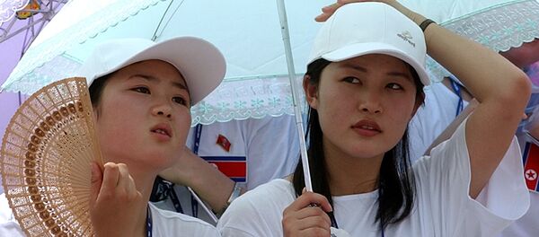 les pom-pom girls nord-coréennes les pom-pom girls nord-coréennes - Sputnik Afrique