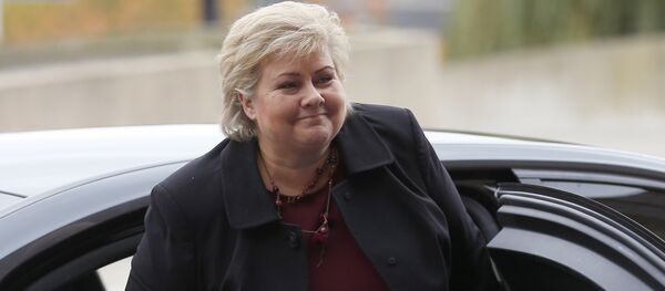 Erna Solberg Erna Solberg - Sputnik Afrique