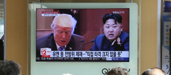Donald Trump et Kim Jong Un - Sputnik Afrique