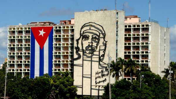 Bandera cubana en la Habana, la capital de Cuba - Sputnik Afrique