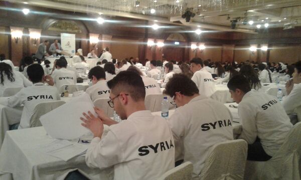 Finales des Olympiades scientifiques syriennes 2017-2018  - Sputnik Afrique