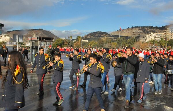 Des écoliers syriens - Sputnik Afrique