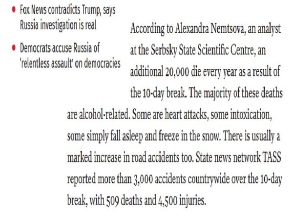 The Independent - Sputnik Afrique