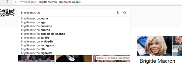 Recherches sur Google associées à la Première dame  - Sputnik Afrique
