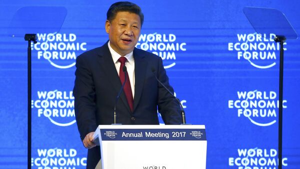 Xi Jinping au Forum de Davos 2017 - Sputnik Afrique