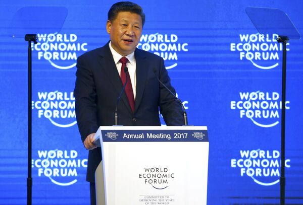 Xi Jinping au Forum de Davos 2017 Xi Jinping au Forum de Davos 2017 - Sputnik Afrique
