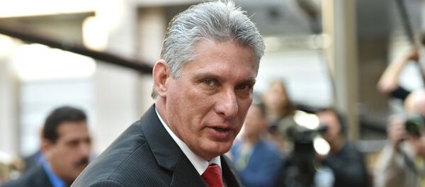Le premier vice-Président du Conseil d'Etat de Cuba Miguel Diaz-Canel Bermudez - Sputnik Afrique