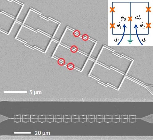 Microphotographie d'une chaîne de qubits symétriques - Sputnik Afrique
