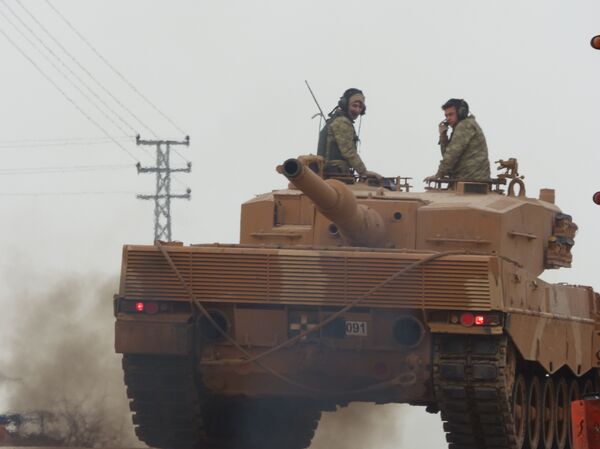 un char turc, Afrine - Sputnik Afrique