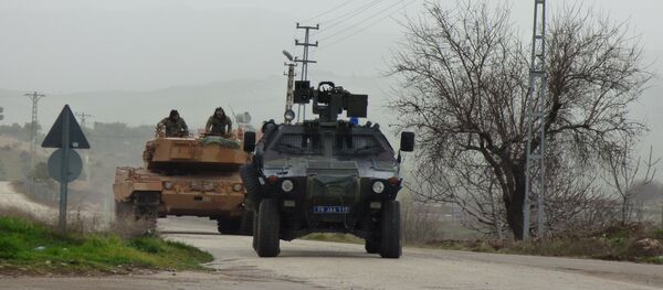 Les forces armées turques à Afrine Les forces armées turques à Afrine - Sputnik Afrique