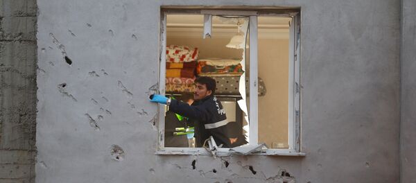 Au moins 15 personnes ont été blessées par l'explosion d'une roquette tombée sur la ville turque de Kilis Au moins 15 personnes ont été blessées par l'explosion d'une roquette tombée sur la ville turque de Kilis - Sputnik Afrique