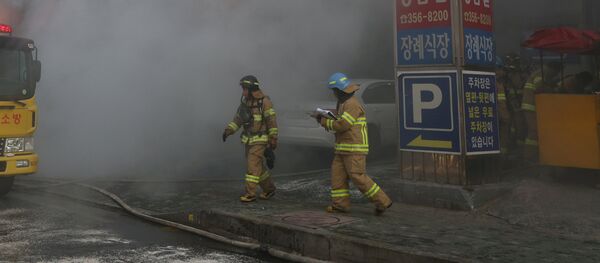 Incendie dans un hôpital de Miryang, en Corée du Sud - Sputnik Afrique