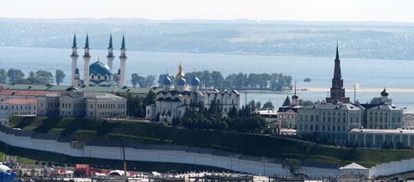 Вид на Казанский Кремль. Вид на Казанский Кремль. - Sputnik Afrique