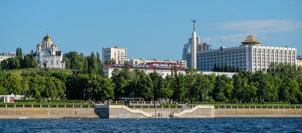 Вид на набережную Самары. - Sputnik Afrique