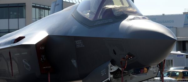 Un Lockheed Martin F-35 Lightning II au salon du Bourget - Sputnik Afrique