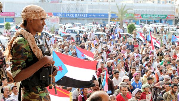 Manifestation contre le gouvernement à Aden, au Yémen, le 28 janvier 2018 - Sputnik Afrique