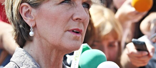 La ministre australienne des Affaires étrangères Julie Bishop La ministre australienne des Affaires étrangères Julie Bishop - Sputnik Afrique