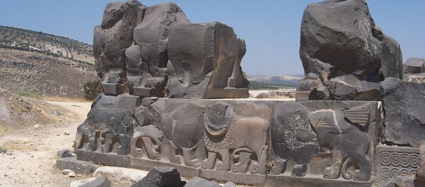 Les ruines du temple d'Aïn Dara Les ruines du temple d'Aïn Dara - Sputnik Afrique