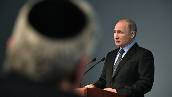 Встреча президента РФ В. Путина с премьер-министром Израиля Б. Нетаньяху - Sputnik Afrique