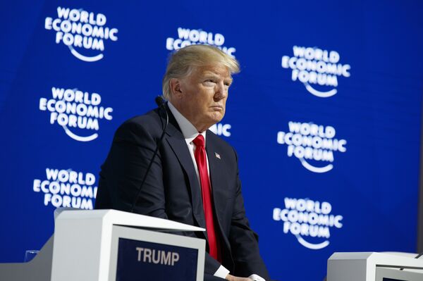 Donald Trump au forum de Davos 2018 - Sputnik Afrique