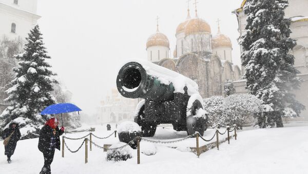 Снегопад в Москве - Sputnik Afrique