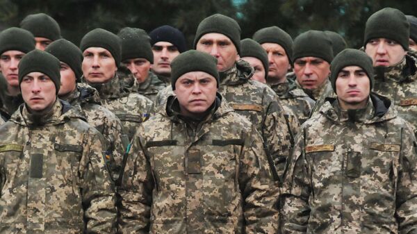 Soldats ukrainiens, image d'illustration - Sputnik Afrique