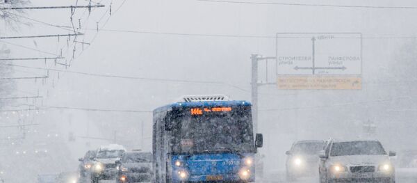 Chute de neige à Moscou - Sputnik Afrique