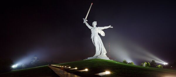 Историко-мемориальный комплекс Героям Сталинградской Битвы на Мамаевом Кургане - Sputnik Afrique