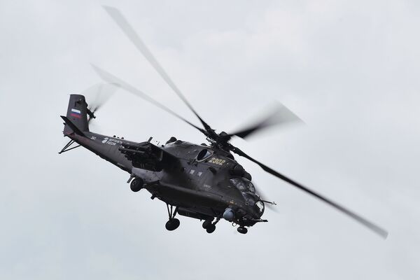 Un hélicoptère Mi-35M Un hélicoptère Mi-35M - Sputnik Afrique