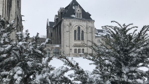 Париж под снегом, 9 февраля 2018 - Sputnik Afrique