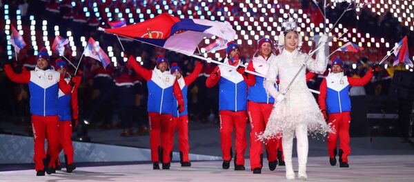 Les athlètes serbes - Sputnik Afrique