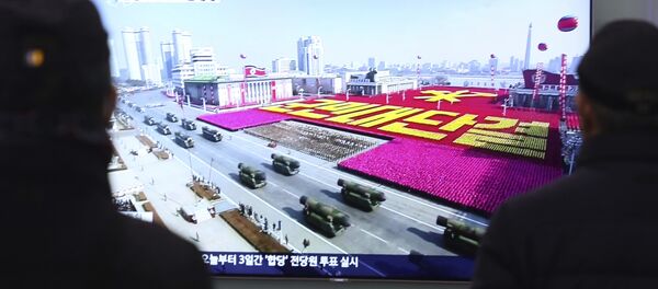 défilé militaire à Pyongyang - Sputnik Afrique