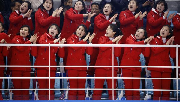 Les pom-pom girls nord-coréennes - Sputnik Afrique
