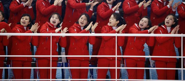 Les pom-pom girls nord-coréennes - Sputnik Afrique