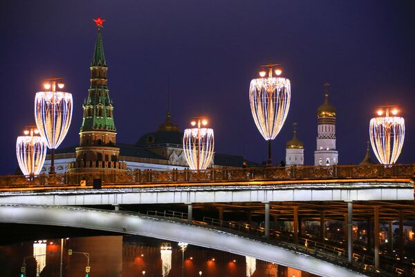 Moscou nocturne - Sputnik Afrique