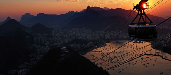 Канатная дорога в Рио-де-Жанейро, Бразилия Канатная дорога в Рио-де-Жанейро, Бразилия - Sputnik Afrique