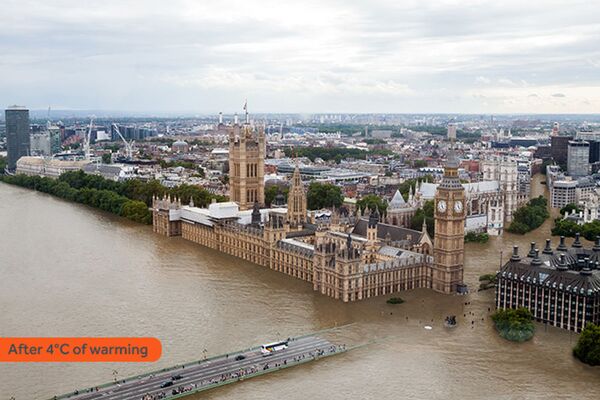 Londres sous les eaux Londres sous les eaux - Sputnik Afrique