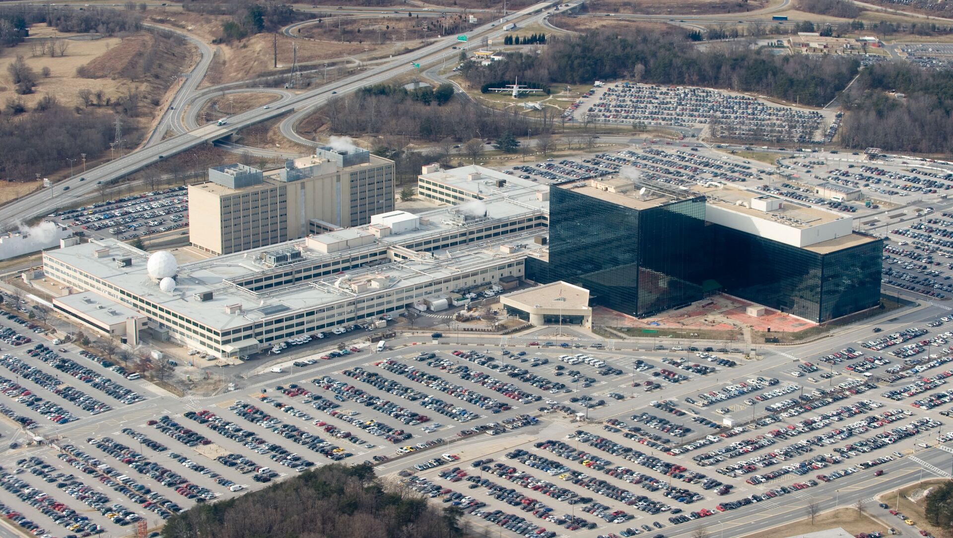 The National Security Agency (NSA) headquarters at Fort Meade, Maryland. - Sputnik Afrique, 1920, 10.06.2021