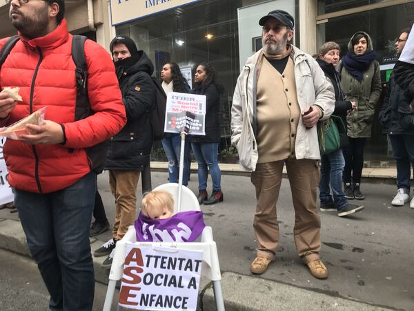 Manifestation nationale du travail social, Paris, 14 février 2018 Manifestation nationale du travail social, Paris, 14 février 2018 - Sputnik Afrique