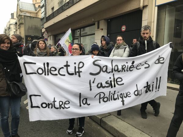 Manifestation nationale du travail social, Paris, 14 février 2018 Manifestation nationale du travail social, Paris, 14 février 2018 - Sputnik Afrique