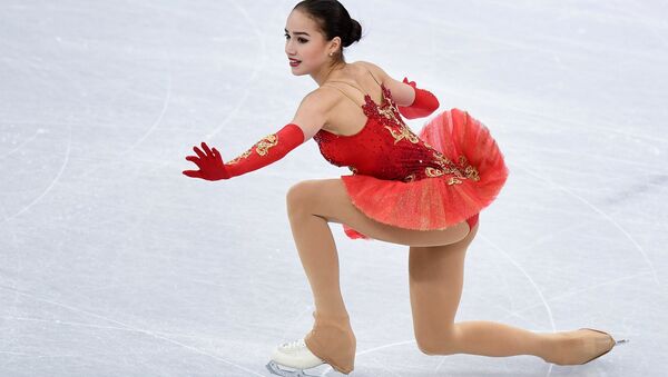 Olympic Athlete from Russia Alina Zagitova performing her free program during the women's team figure skating competition at the XXIII Olympic Winter Games in Pyeongchang - Sputnik Afrique