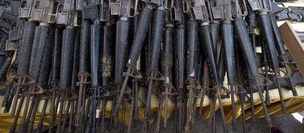 Des fusils d'assaut M-16 - Sputnik Afrique