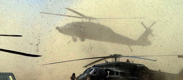 Des hélicoptères américains - Sputnik Afrique