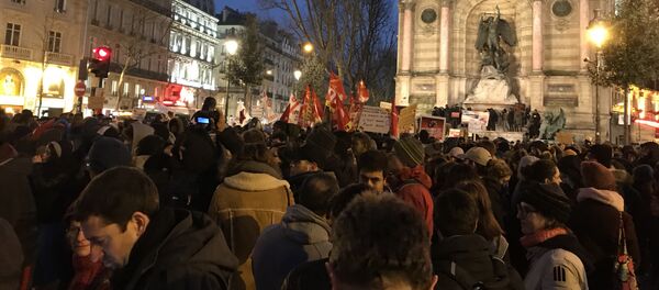 Manifestation contre la loi asile-immigration à Paris, 21 février 2018 - Sputnik Afrique
