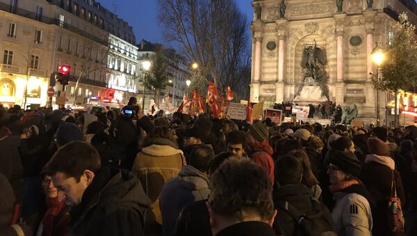 Manifestation contre la loi asile-immigration à Paris, 21 février 2018 - Sputnik Afrique