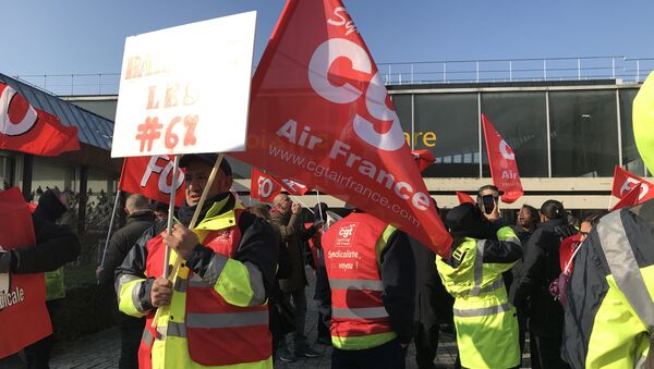 Grève à Air France: des employés dénoncent les «salaires low cost» - Sputnik Afrique