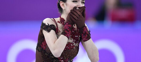 Evguenia Medvedeva pendant le programme libre - Sputnik Afrique