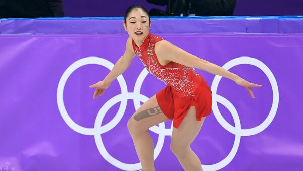 La patineuse américaine Mirai Nagasu aux Jeux olympiques 2018 de Pyeongchang - Sputnik Afrique