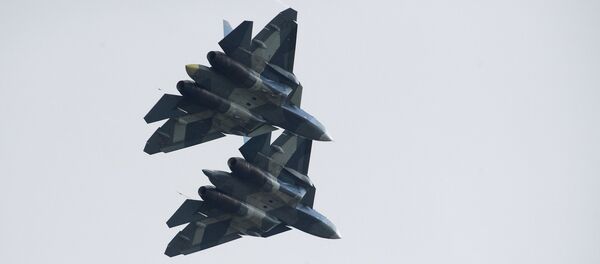 Des chasseurs russes de 5e génération Su-57 - Sputnik Afrique