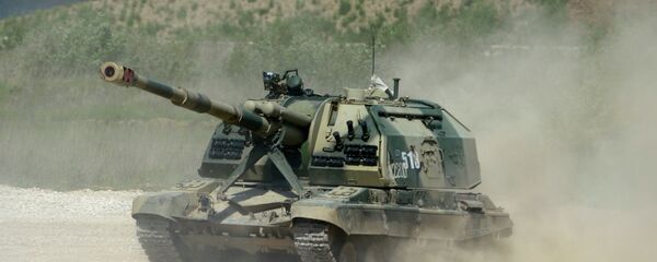 Un obusier automoteur Msta-S - Sputnik Afrique